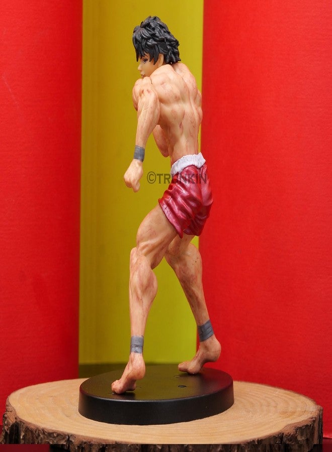 Trunkin | Baki Hanma Action Figure | Action Mode Power Pose Anime Figurine | PVC Weeb Manga Collectible Model Toy | 15 Cms | - Image 4